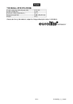 Предварительный просмотр 14 страницы EuroLite LED LT-144 Sound User Manual