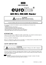 Предварительный просмотр 11 страницы EuroLite LED MCL 420 Master User Manual