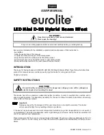 Предварительный просмотр 17 страницы EuroLite LED Mini D-20 Hybrid Beam Effect User Manual