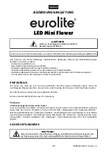 Предварительный просмотр 3 страницы EuroLite LED Mini Flower FE-10 User Manual