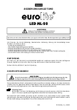 Preview for 4 page of EuroLite LED ML-20 User Manual