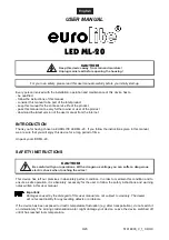 Preview for 9 page of EuroLite LED ML-20 User Manual