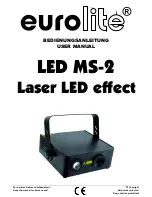 Preview for 1 page of EuroLite LED MS-2 User Manual