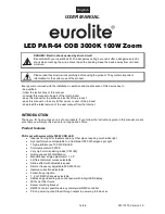 Preview for 14 page of EuroLite LED PAR-64 COB User Manual