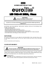 Preview for 4 page of EuroLite LED PAR-64 RGBA User Manual