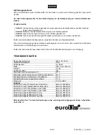 Предварительный просмотр 12 страницы EuroLite LED PAR-64 UV User Manual