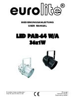 Предварительный просмотр 1 страницы EuroLite LED PAR-64 W 36x1W User Manual