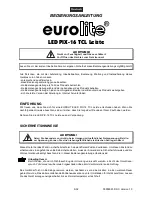 Предварительный просмотр 3 страницы EuroLite LED PIX-16 TCL User Manual