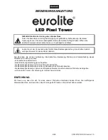 Предварительный просмотр 4 страницы EuroLite LED Pixel Tower User Manual