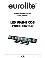 Предварительный просмотр 1 страницы EuroLite LED PMB-8 COB User Manual