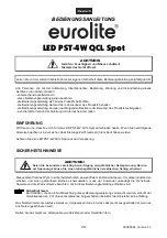 Предварительный просмотр 3 страницы EuroLite LED Policelight classic 108 LEDs User Manual