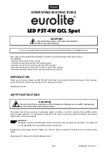 Предварительный просмотр 8 страницы EuroLite LED Policelight classic 108 LEDs User Manual