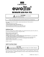 Preview for 13 page of EuroLite LED PS-4 TCL User Manual