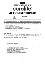 Preview for 3 page of EuroLite LED PS-46 User Manual