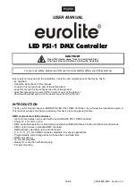 Preview for 16 page of EuroLite LED PSI-1 DMX Controller User Manual