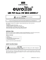 Предварительный просмотр 13 страницы EuroLite LED PST-Scan 3W DMX User Manual