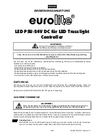 Предварительный просмотр 3 страницы EuroLite LED PSU-24V DC User Manual