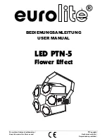 EuroLite LED PTN-5 User Manual предпросмотр