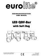 Предварительный просмотр 1 страницы EuroLite LED QDF-Bar User Manual