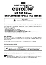 Preview for 3 page of EuroLite LED RGB Ribbon User Manual