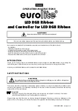 Preview for 8 page of EuroLite LED RGB Ribbon User Manual