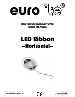 EuroLite LED Ribbon User Manual предпросмотр