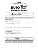 Предварительный просмотр 3 страницы EuroLite LED SCY-200 TCL DMX User Manual