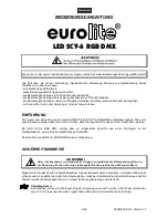 Предварительный просмотр 3 страницы EuroLite LED SCY-6 RGB DMX User Manual