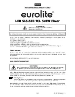 Предварительный просмотр 3 страницы EuroLite LED SLS-503 TCL User Manual