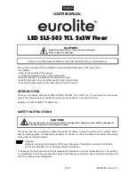 Предварительный просмотр 14 страницы EuroLite LED SLS-503 TCL User Manual