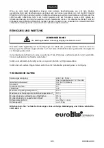 Preview for 6 page of EuroLite LED Snowfall Effect
Tube User Manual