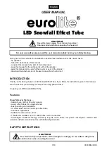 Preview for 7 page of EuroLite LED Snowfall Effect
Tube User Manual