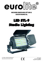 EuroLite LED STL-9 User Manual preview