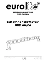 Предварительный просмотр 1 страницы EuroLite LED STP-10 10x3W DMX User Manual