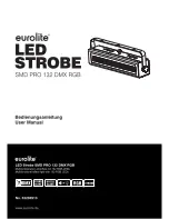 EuroLite LED Strobe SMD PRO 132 DMX RGB User Manual предпросмотр