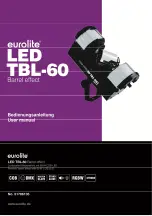 Preview for 1 page of EuroLite LED TBL-60 User Manual