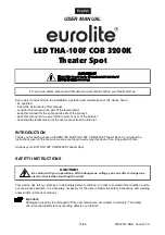 Preview for 15 page of EuroLite LED THA-100F COB 3200K User Manual