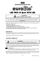 Предварительный просмотр 3 страницы EuroLite LED TMH-10 User Manual