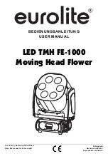 Preview for 1 page of EuroLite LED TMH FE-1000 User Manual