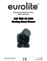 Preview for 1 page of EuroLite LED TMH FE-1200 User Manual