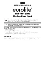 Предварительный просмотр 4 страницы EuroLite LED TMH-S200 User Manual