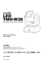 EuroLite LED TMH-W36 User Manual preview