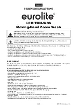 Предварительный просмотр 4 страницы EuroLite LED TMH-W36 User Manual