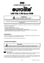 Предварительный просмотр 3 страницы EuroLite LED TSL-150 User Manual