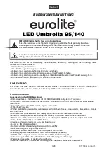 Preview for 3 page of EuroLite LED Umbrella 140 User Manual