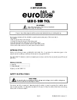 Предварительный просмотр 14 страницы EuroLite LED Z-200 TCL User Manual