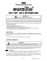 Предварительный просмотр 3 страницы EuroLite LED Z-500 User Manual