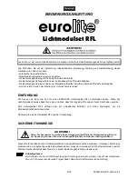 Preview for 4 page of EuroLite Light-Module-Set RFL User Manual