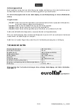 Предварительный просмотр 11 страницы EuroLite Lighting Effect BS-40 User Manual