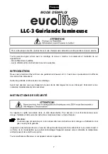 Preview for 7 page of EuroLite LLC-3 Operating Instructions Manual